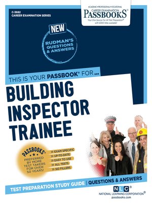 cover image of Building Inspector Trainee